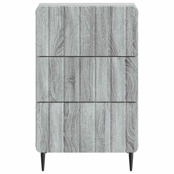 Yöpöytäkaappi Harmaa sonoma 43x 41 x 68 cm Tekninen puu