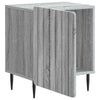 Yöpöytäkaappi 2 kpl Harmaa sonoma 43 x 34,5 x 52 cm