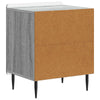Yöpöytäkaappi 2 kpl Harmaa sonoma 43 x 34,5 x 52 cm