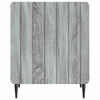 Yöpöytäkaappi 2 kpl Harmaa sonoma 43 x 34,5 x 52 cm