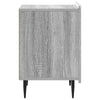 Yöpöytäkaappi 2 kpl Harmaa sonoma 43 x 34,5 x 52 cm