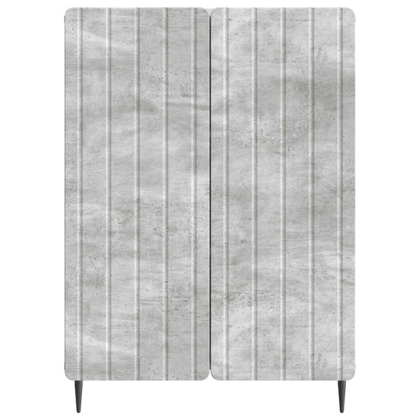 Sivupöytä Betoninharmaa 66 x 34,5 x 92 cm Tekninen puu