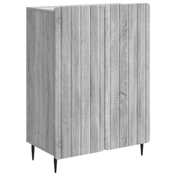 Sivupöytä Harmaa sonoma 66 x 34,5 x 92 cm Tekninen puu
