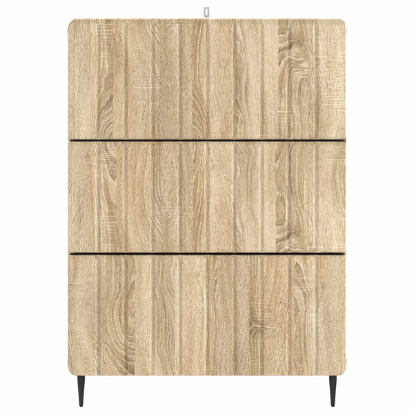 Laatikkokaappi 66 x 34,5 x 92 cm Tekninen puu Sonoma-tammi