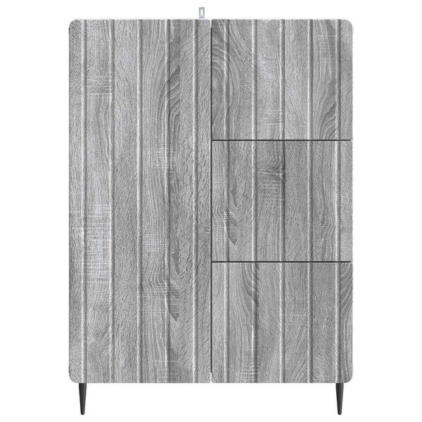 Sivupöytä Harmaa sonoma 66 x 34,5 x 91,5 cm Tekninen puu