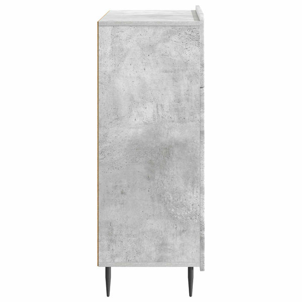 Sivupöytä Betoninharmaa 66 x 34,5 x 92 cm Tekninen puu