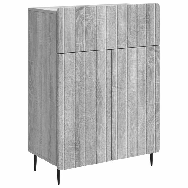 Sivupöytä Harmaa sonoma 66 x 34,5 x 92 cm Tekninen puu