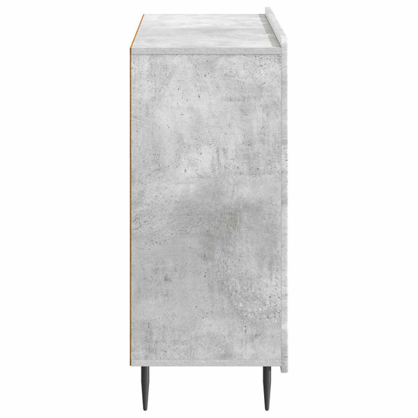 Sivupöytä Betoninharmaa 89 x 34,5 x 82 cm Tekninen puu