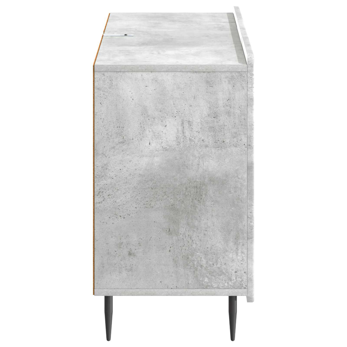 Sivupöytä Betoninharmaa 89 x 34,5 x 62 cm Tekninen puu