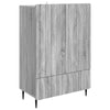 Sivupöytä Harmaa sonoma 66 x 34,5 x 97 cm Tekninen puu