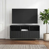 TV-kaappi laatikon kanssa Musta 102 x 34,5 x 50 cm Tekninen puu