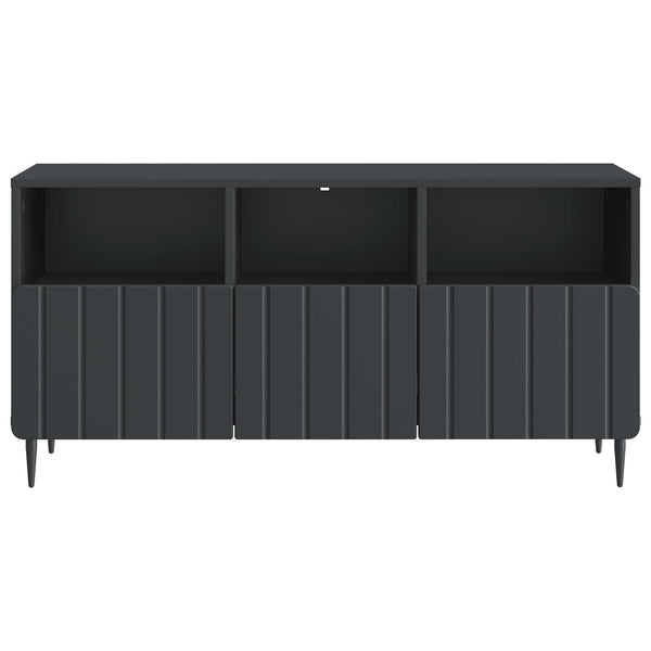 TV-kaappi laatikon kanssa Musta 102 x 34,5 x 50 cm Tekninen puu