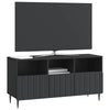 TV-kaappi laatikon kanssa Musta 102 x 34,5 x 50 cm Tekninen puu