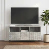 TV-kaappi Betoninharmaa 102 x 34,5 x 50 cm Tekninen puu