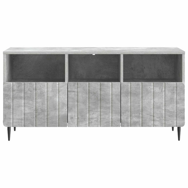 TV-kaappi Betoninharmaa 102 x 34,5 x 50 cm Tekninen puu