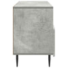 TV-kaappi Betoninharmaa 102 x 34,5 x 50 cm Tekninen puu