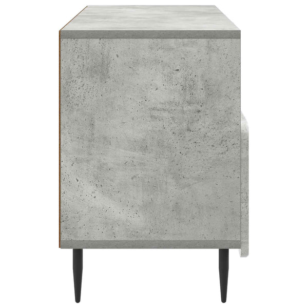 TV-kaappi Betoninharmaa 102 x 34,5 x 50 cm Tekninen puu