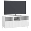 TV-kaappi Korkeakiiltoinen valkoinen 102 x 34,5 x 50 cm