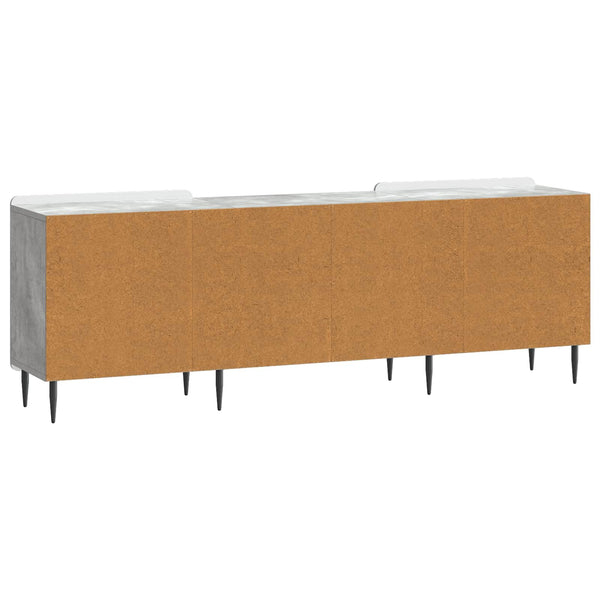 TV-kaappi Betoninharmaa 150 x 31 x 52 cm Tekninen puu