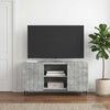 TV-kaappi 102 x 34,5 x 52 cm Betoninharmaa Tekninen puu
