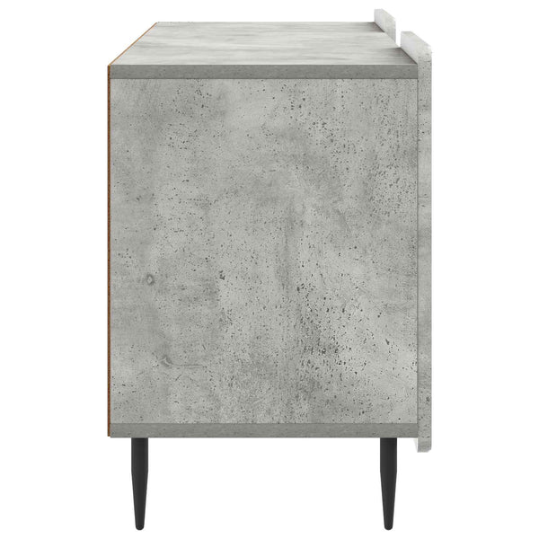 TV-kaappi 102 x 34,5 x 52 cm Betoninharmaa Tekninen puu