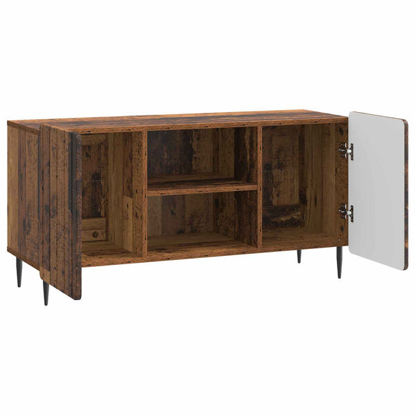 TV-kaappi 102 x 34,5 x 52 cm Vanha puu Tekninen puu