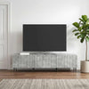 TV-kaappi Betoninharmaa 147 x 34,5 x 32 cm Tekninen puu