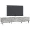 TV-kaappi Betoninharmaa 147 x 34,5 x 32 cm Tekninen puu