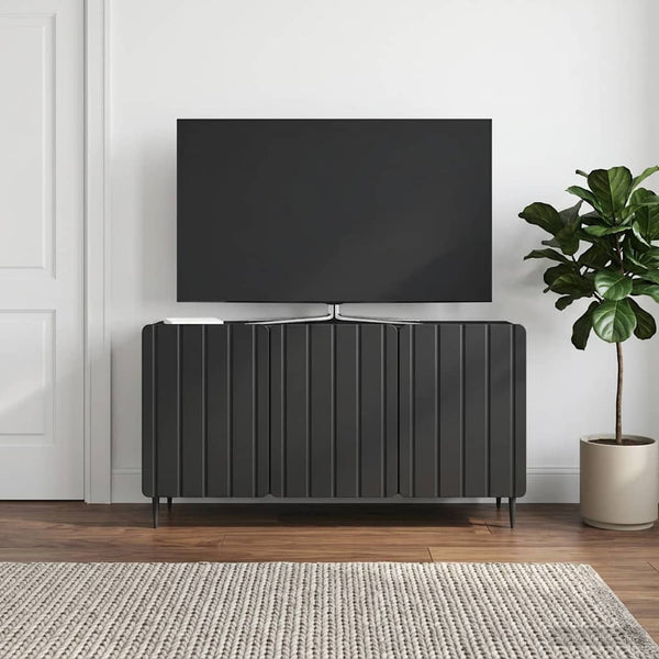 TV-kaappi 99 x 34,5 x 52 cm Musta Tekninen puu