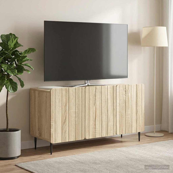 TV-kaappi 99 x 34,5 x 52 cm Sonoma-tammi Tekninen puu