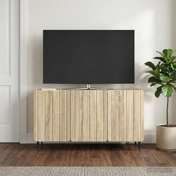 TV-kaappi 99 x 34,5 x 52 cm Sonoma-tammi Tekninen puu