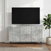 TV-kaappi 99 x 34,5 x 52 cm Betoninharmaa Tekninen puu