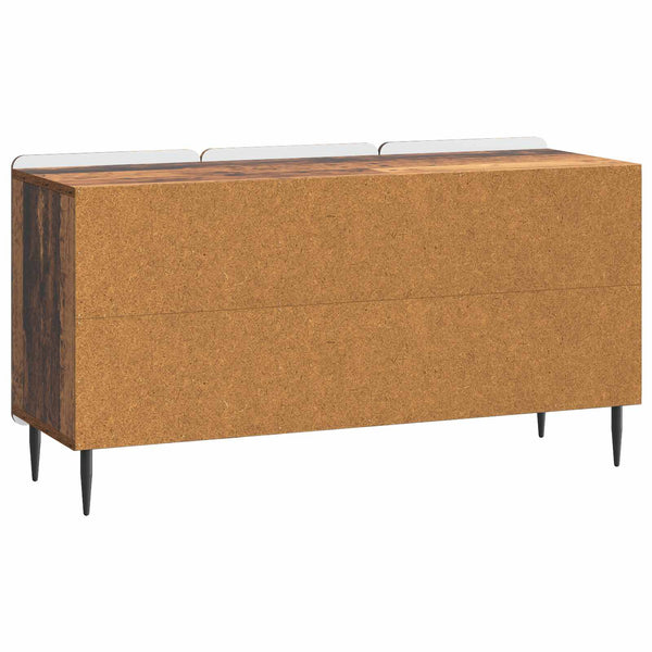TV-kaappi 99 x 34,5 x 52 cm Vanha puu Tekninen puu