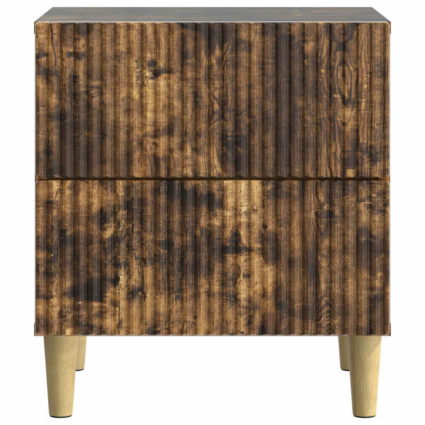 Yöpöytäkaappi Savutammi 43 x 34,5 x 48 cm Tekninen puu