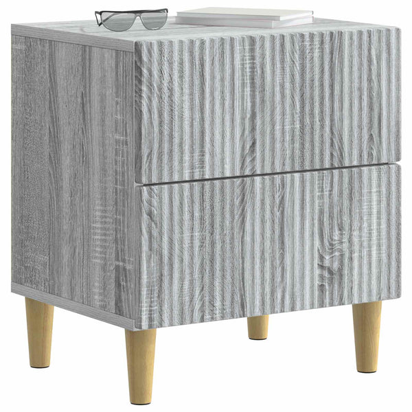 Yöpöytäkaappi Harmaa sonoma 43 x 34,5 x 48 cm Tekninen puu