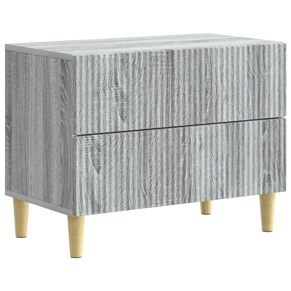 Yöpöytäkaappi Harmaa sonoma 62 x 34,5 x 48 cm Tekninen puu