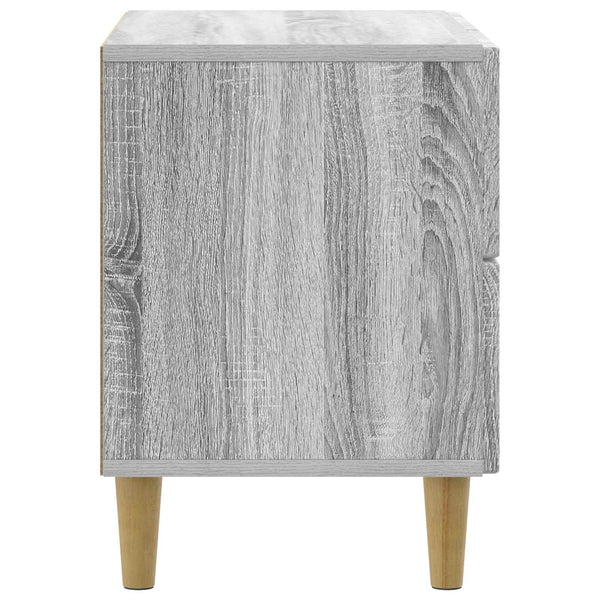 Yöpöytäkaappi Harmaa sonoma 62 x 34,5 x 48 cm Tekninen puu