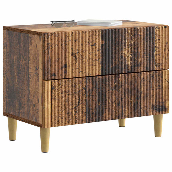 Yöpöytäkaappi Vanha puu 62 x 34,5 x 48 cm Tekninen puu