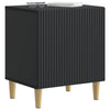 Yöpöytäkaappi 2 kpl Musta 43 x 34,5 x 50 cm Tekninen puu