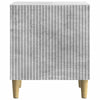 Yöpöytäkaappi Betoninharmaa 43 x 34,5 x 50 cm Tekninen puu