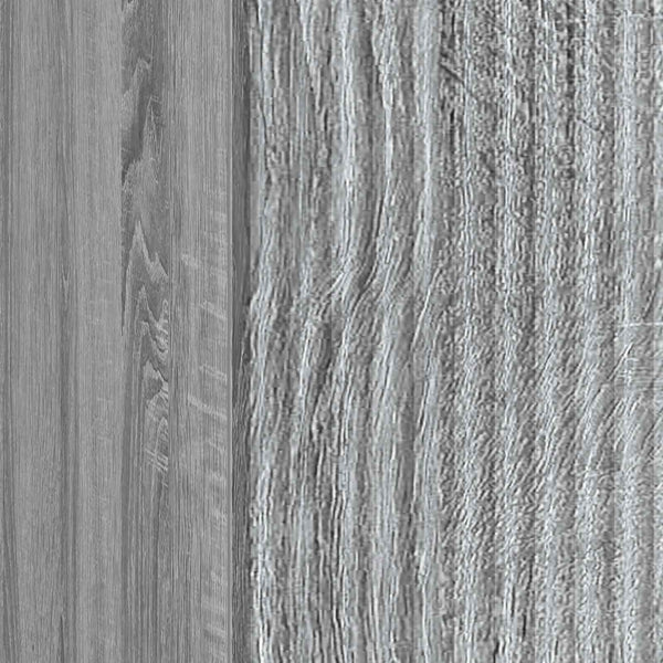 Yöpöytäkaappi 2 kpl Harmaa sonoma 43 x 34,5 x 50 cm