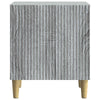 Yöpöytäkaappi 2 kpl Harmaa sonoma 43 x 34,5 x 50 cm