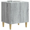 Yöpöytäkaappi 2 kpl Harmaa sonoma 43 x 34,5 x 50 cm