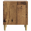 Yöpöytäkaappi 2 kpl Vanha puu 43 x 34,5 x 50 cm Tekninen puu