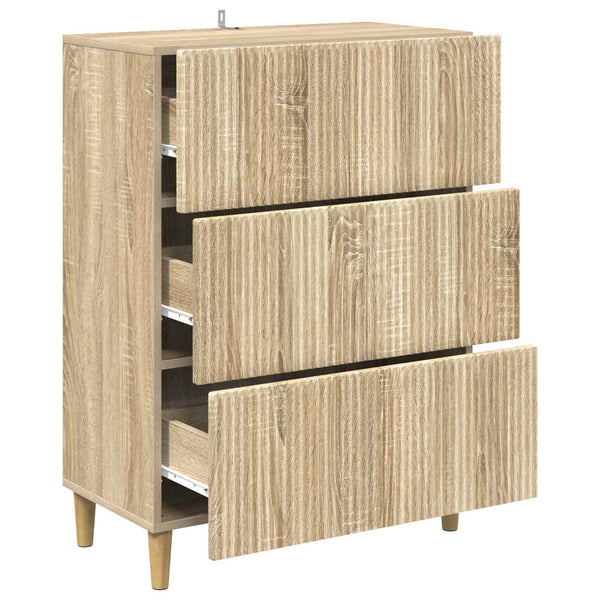 Laatikkokaappi 66 x 34,5 x 90 cm Tekninen puu Sonoma-tammi