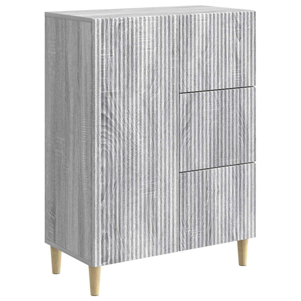 Sivupöytä Harmaa sonoma 66 x 34,5 x 90 cm Tekninen puu