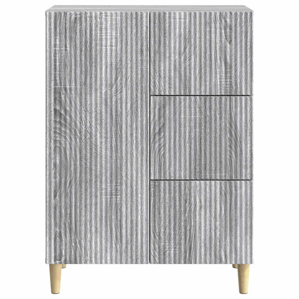 Sivupöytä Harmaa sonoma 66 x 34,5 x 90 cm Tekninen puu
