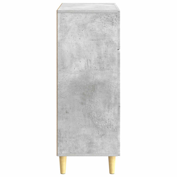 Sivupöytä Betoninharmaa 66 x 34,5 x 90 cm Tekninen puu