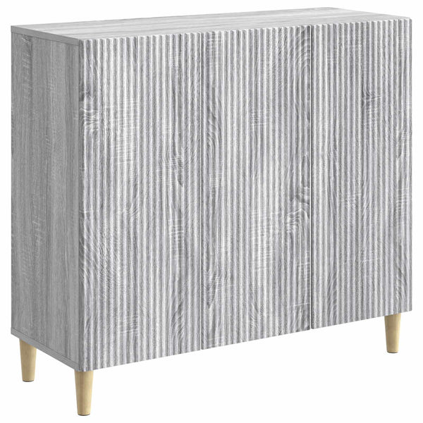 Sivupöytä Harmaa sonoma 89 x 34,5 x 80 cm Tekninen puu