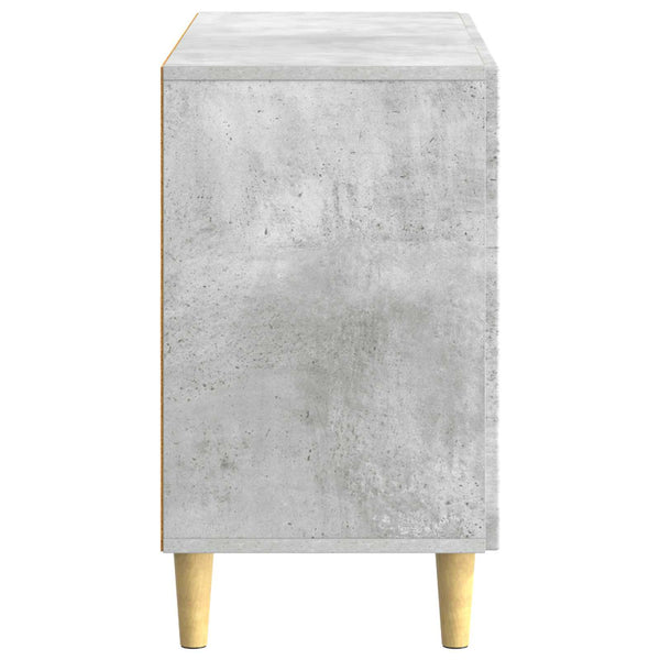Sivupöytä Betoninharmaa 89 x 34,5 x 60 cm Tekninen puu